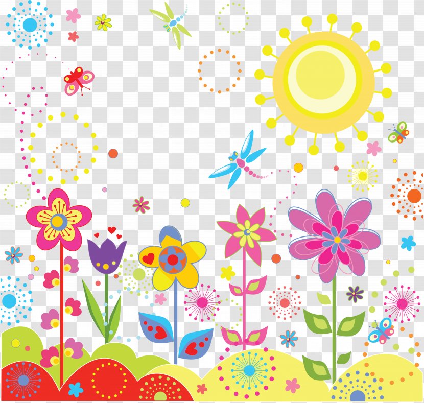 Flower Color - Child Art - Dream Transparent PNG