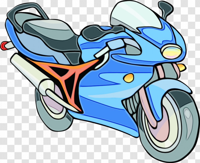 Blue Vehicle Car Automotive Wheel System Motorcycle Transparent PNG