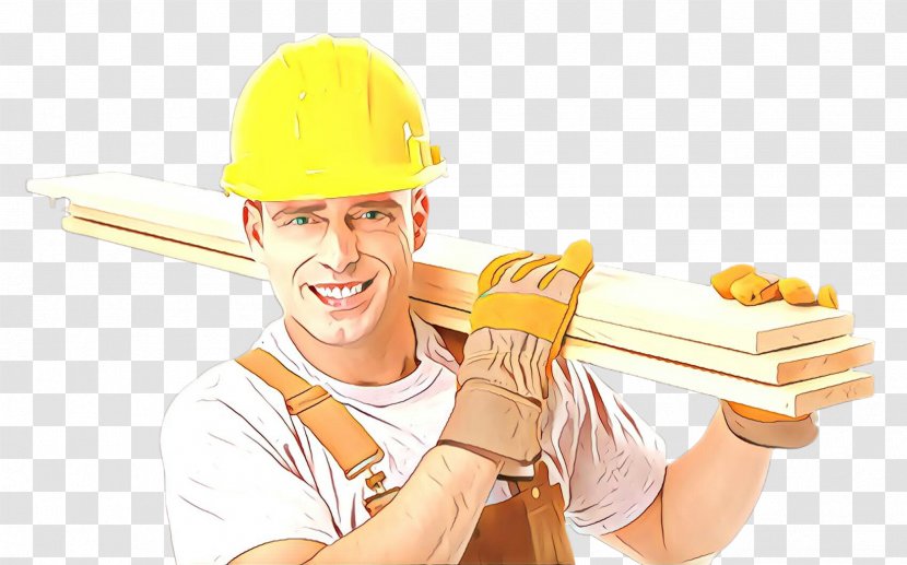Construction Worker Handyman Hard Hat Baker Junk Food - Job Thumb Transparent PNG