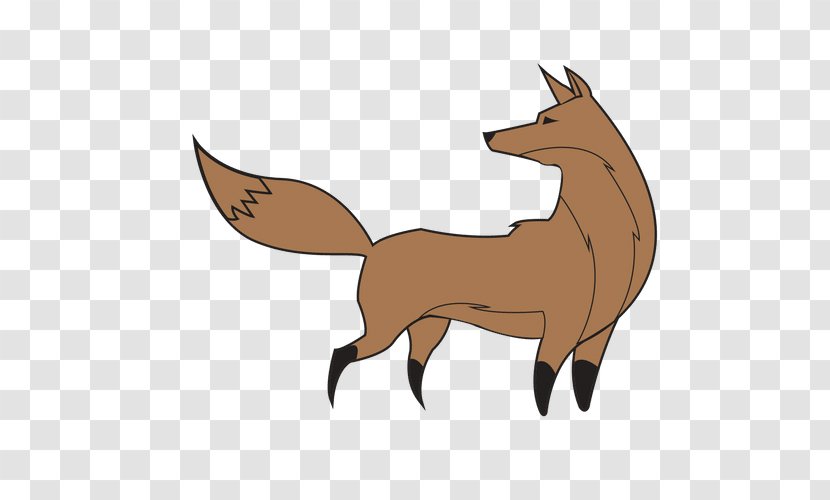 Red Fox Clip Art Vector Graphics Silhouette Royalty-free - Tail Transparent PNG