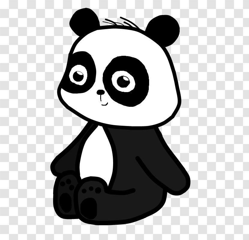 Giant Panda Doodle Bear Cat Clip Art Transparent PNG