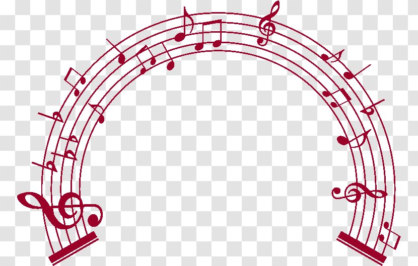 Music Note - Pink - Arch Magenta Transparent PNG