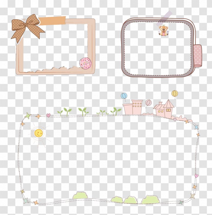 Image Illustration Cartoon Picture Frames - Text - News Flash Border Transparent PNG