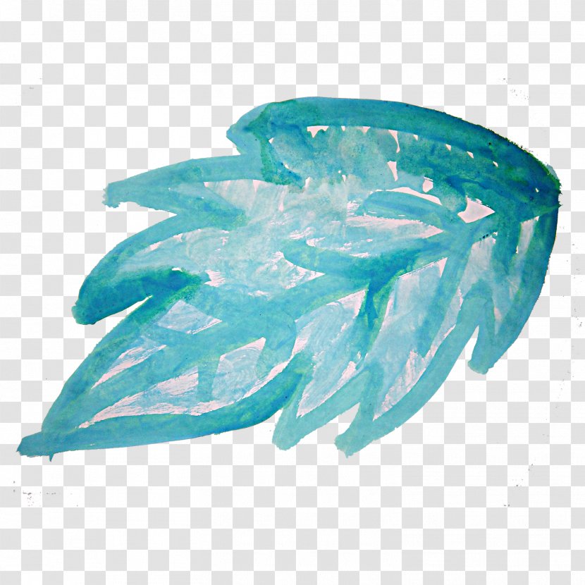 Watercolor Painting Leaf - Mammal - Palm Transparent PNG