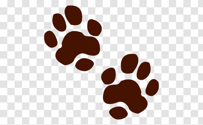 Dog Footprint Animal Track Paw - Royaltyfree Transparent PNG