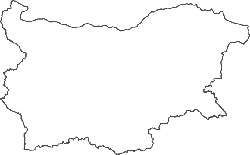 Blank Map Flag Of Bulgaria Vector - Longhorn Transparent PNG