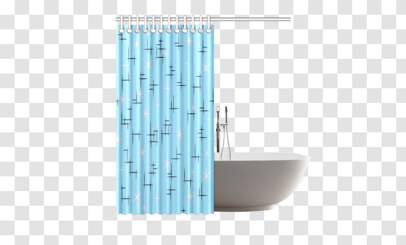 Plumbing Fixtures Turquoise Interior Design Services Douchegordijn Curtain - Bathroom - Pink Curtains Transparent PNG