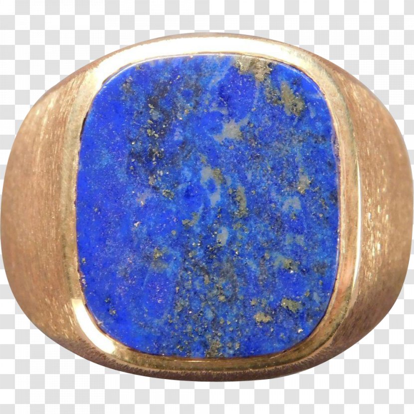 Turquoise Blue Colored Gold Lapis Lazuli Ring Transparent PNG