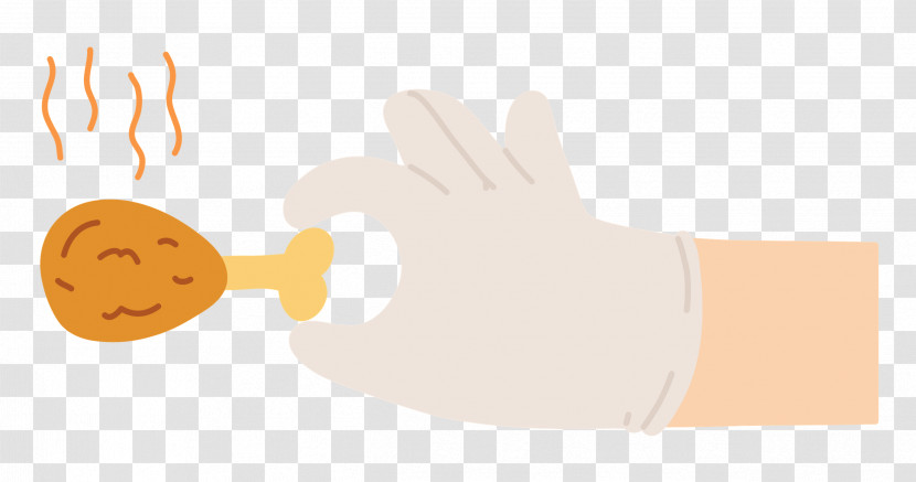 Hand Pinching Chicken Transparent PNG