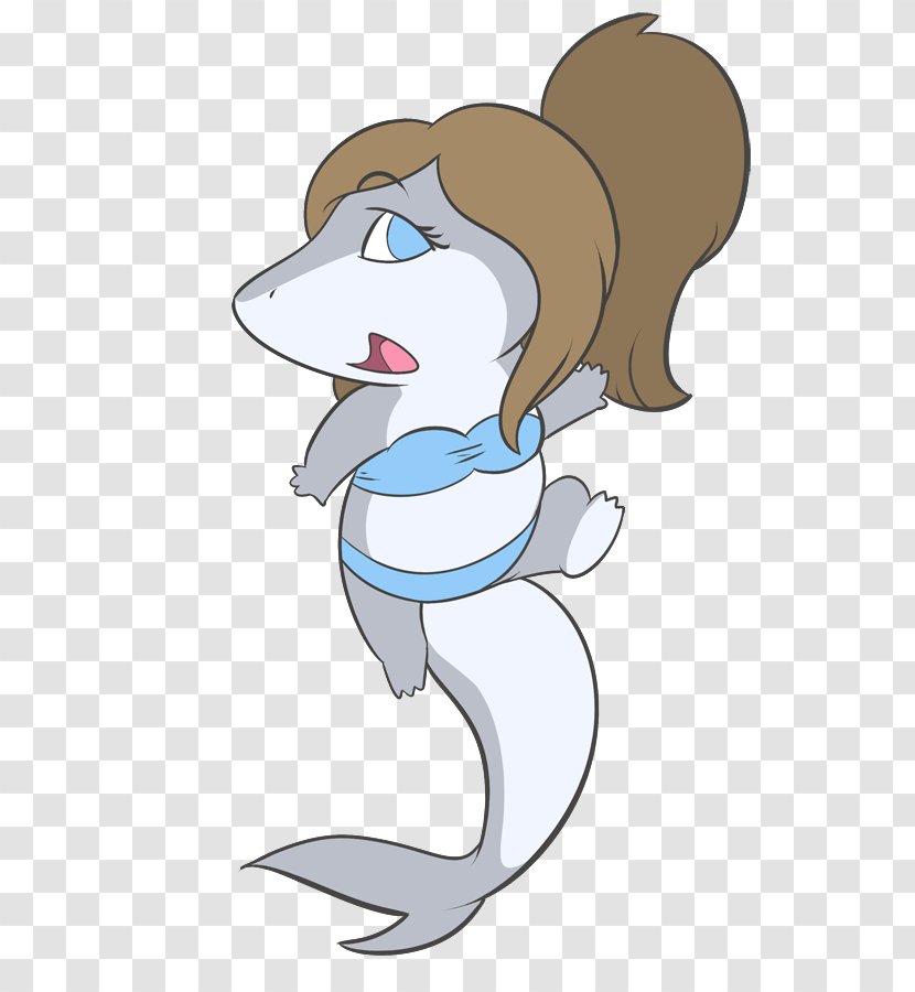 Shark Cartoon Clip Art - Flower - Pregnant Woman Transparent PNG