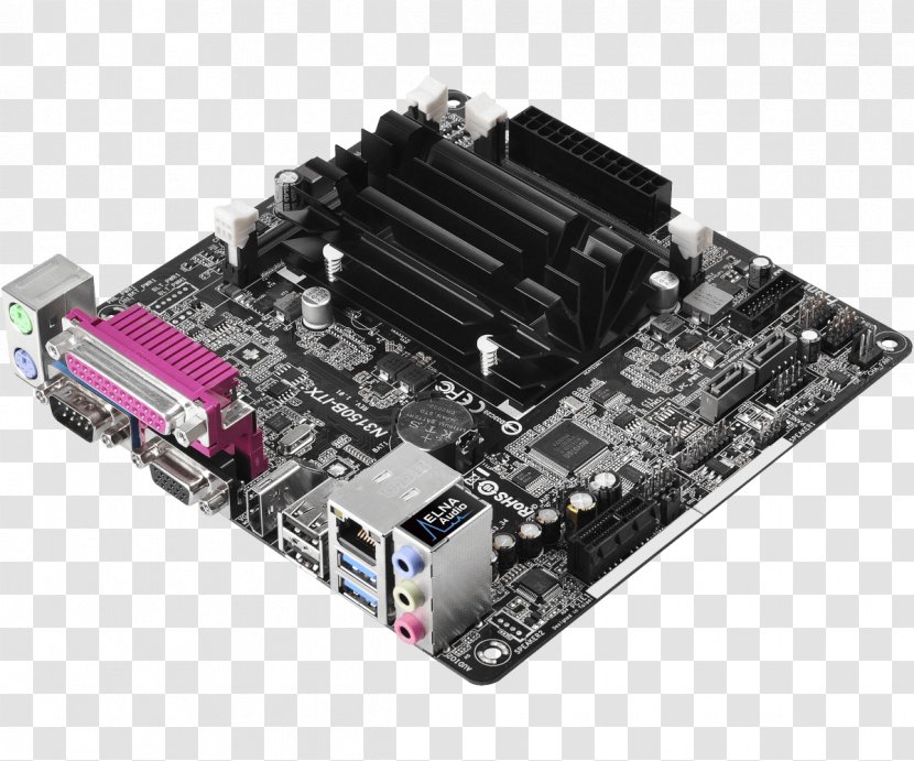 Intel Mini-ITX Motherboard SO-DIMM Central Processing Unit - High Definition Audio Transparent PNG