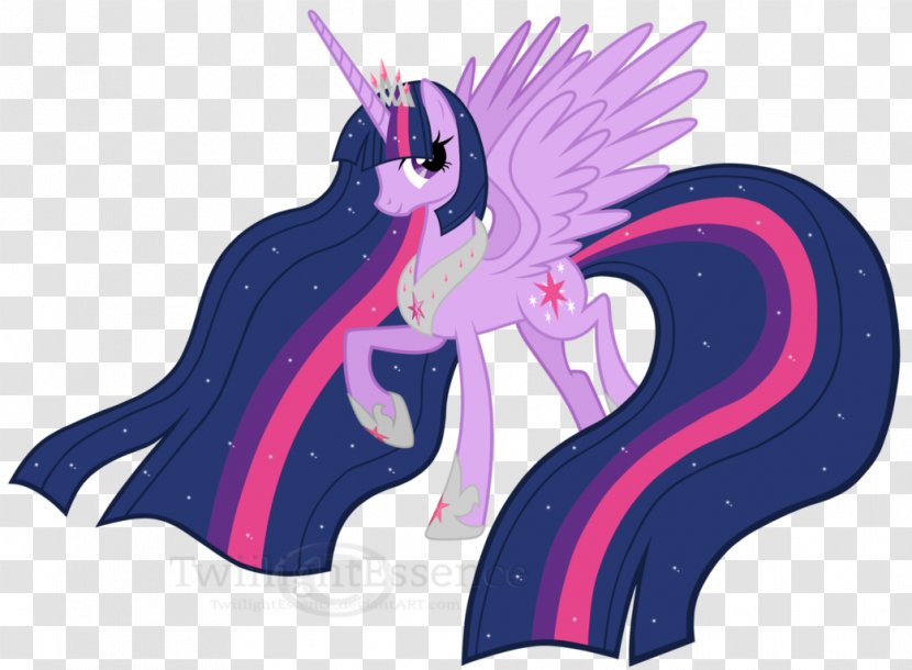 Twilight Sparkle Pony Applejack Pinkie Pie Princess Celestia - Cartoon - Horse Transparent PNG