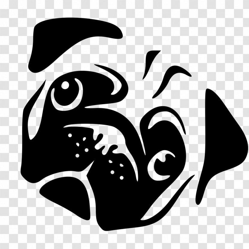Pug Dachshund Boxer Clip Art - Head - Dog Transparent PNG