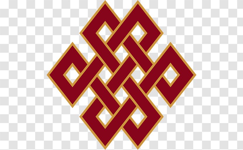Tibetan Buddhism Endless Knot Buddhist Symbolism - Symmetry Transparent PNG