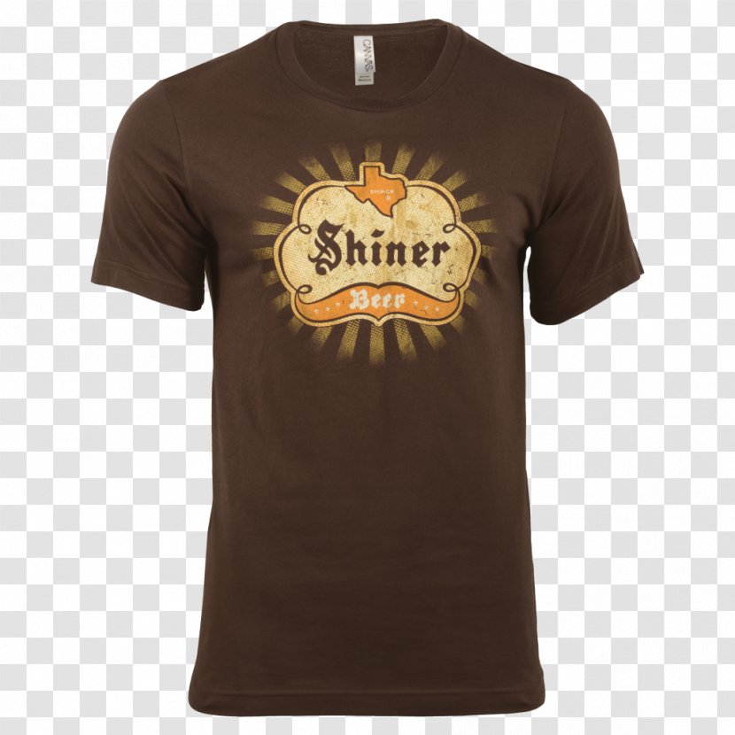 T-shirt Spoetzl Brewery Shiner Beer Sleeve - Brand - Bucket Transparent PNG