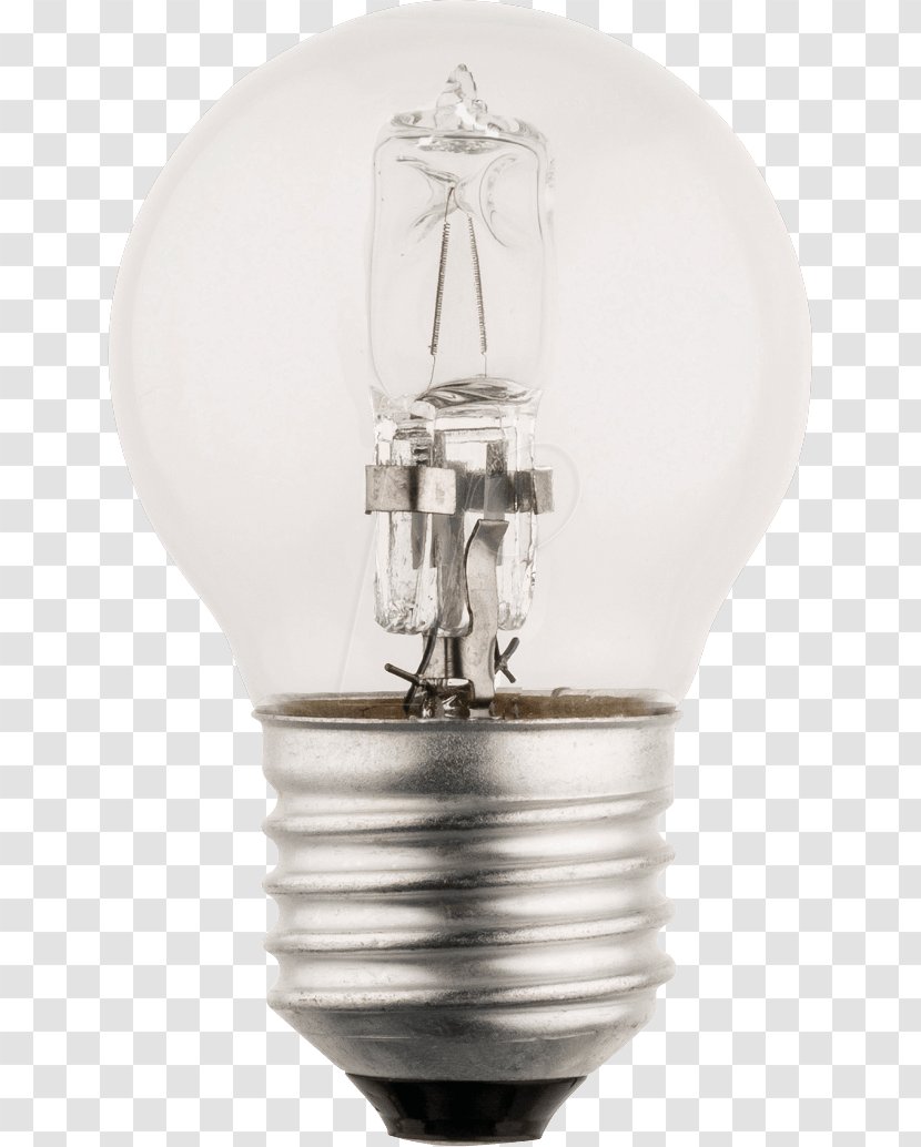 Incandescent Light Bulb Halogen Lamp Edison Screw - Fixture Transparent PNG