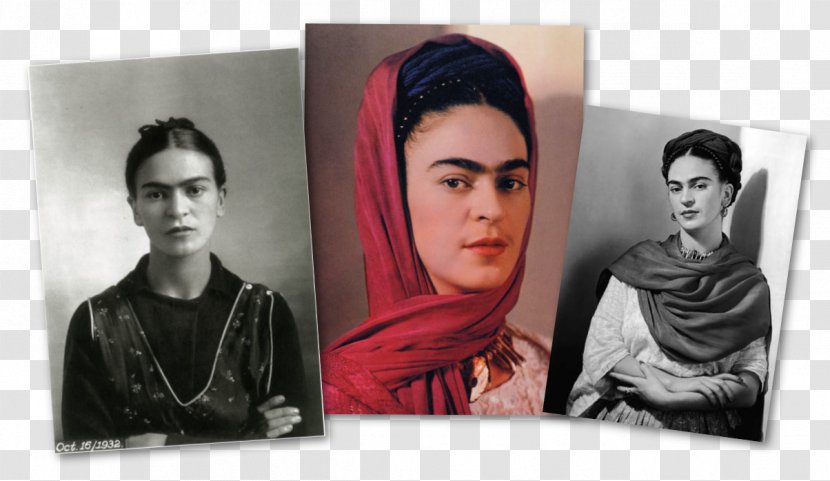 Frida Kahlo Portrait Book Transparent PNG