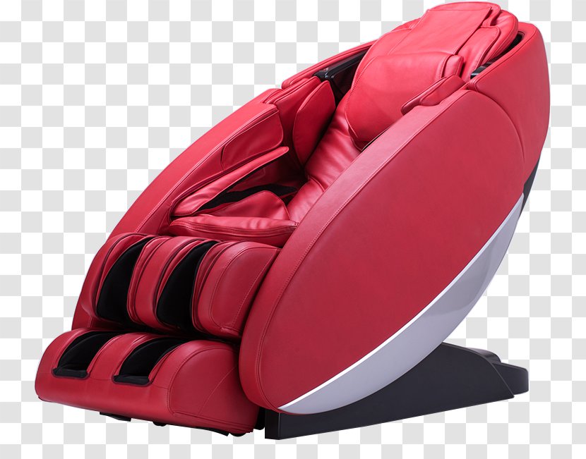 Massage Chair Recliner Red - Spa Transparent PNG