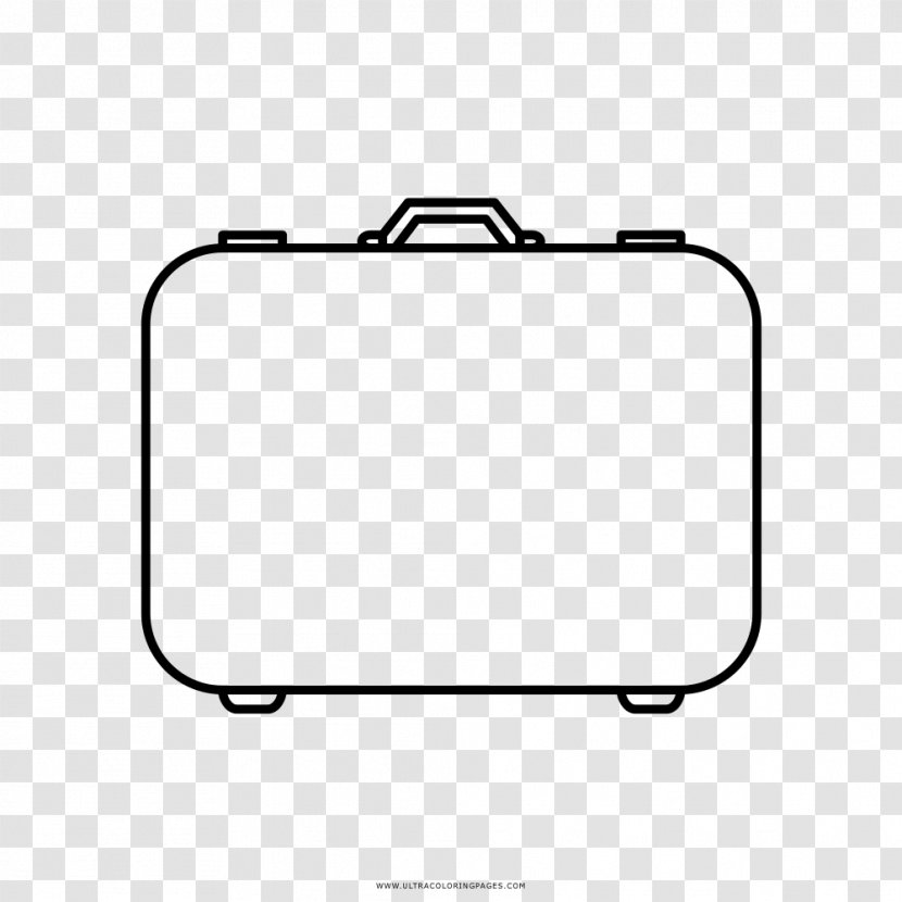 Suitcase Drawing Coloring Book Baggage Travel - Color Transparent PNG