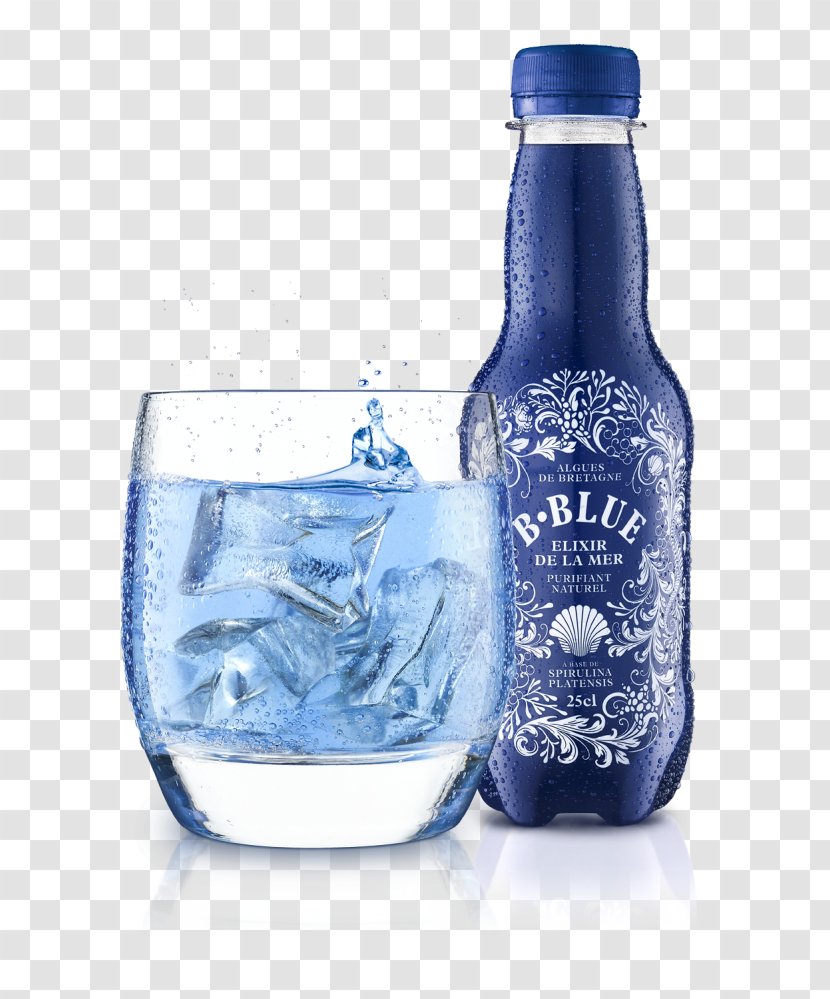 Spirulina Blue Phycocyanin Algae Antioxidant - Drinking Water - Drink Transparent PNG