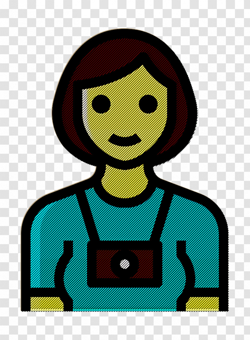 Occupation Woman Icon Tourist Icon Photographer Icon Transparent PNG