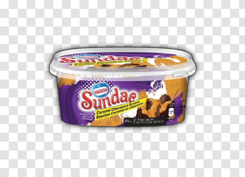 Sundae Ice Cream Food Product Dessert Transparent PNG