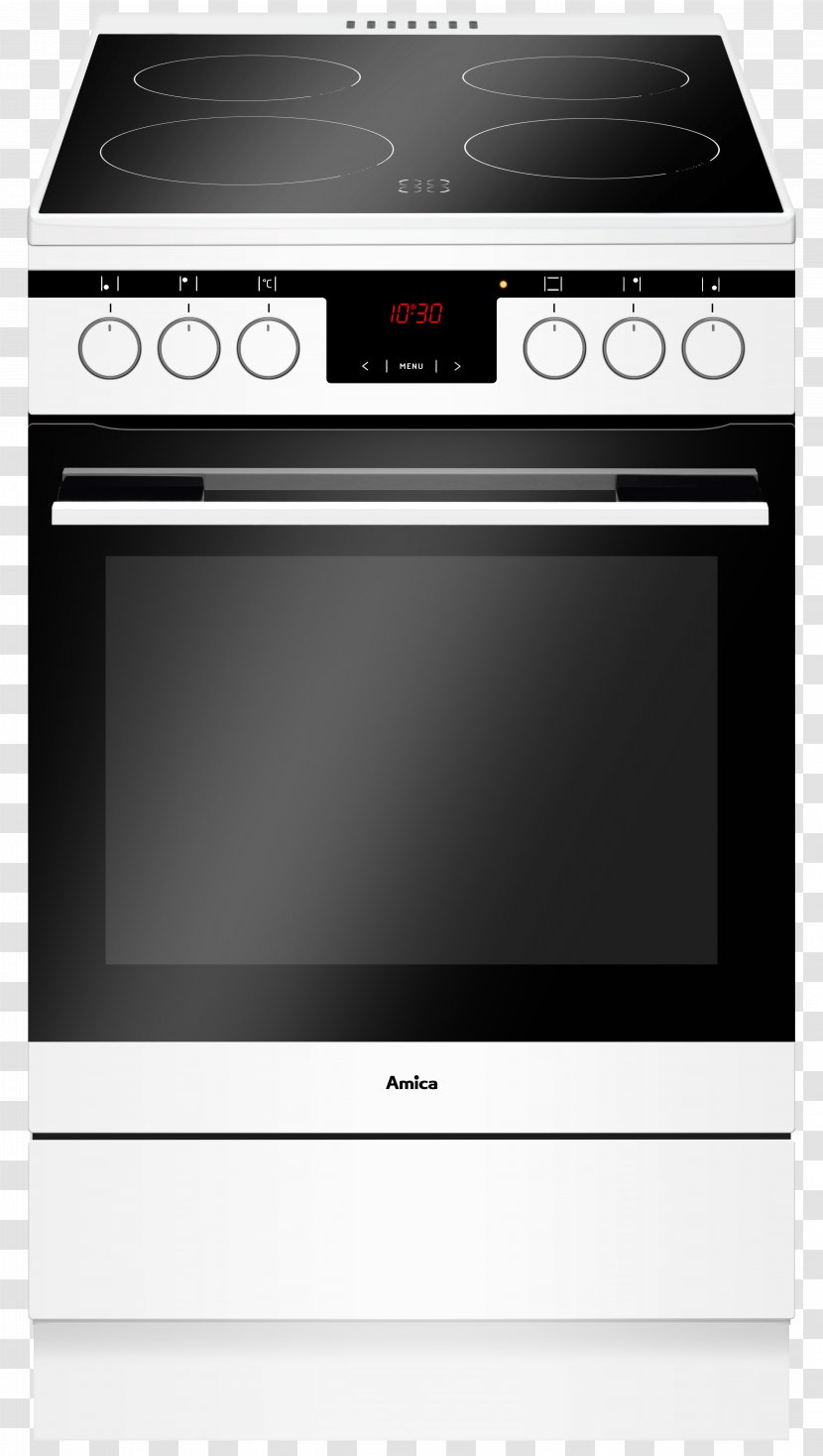 Cooking Ranges Amica EHC 12551 E SHC Electric Stove Ceran Induction - Oven Transparent PNG