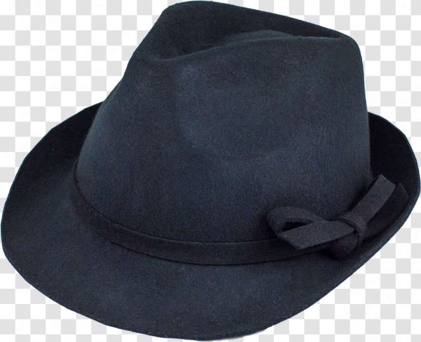 Fedora - Hat - Wearing A Model Transparent PNG