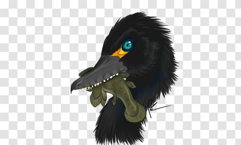 Beak Cormorant Art Prehistoric Fish Dinosaur - Feather Transparent PNG
