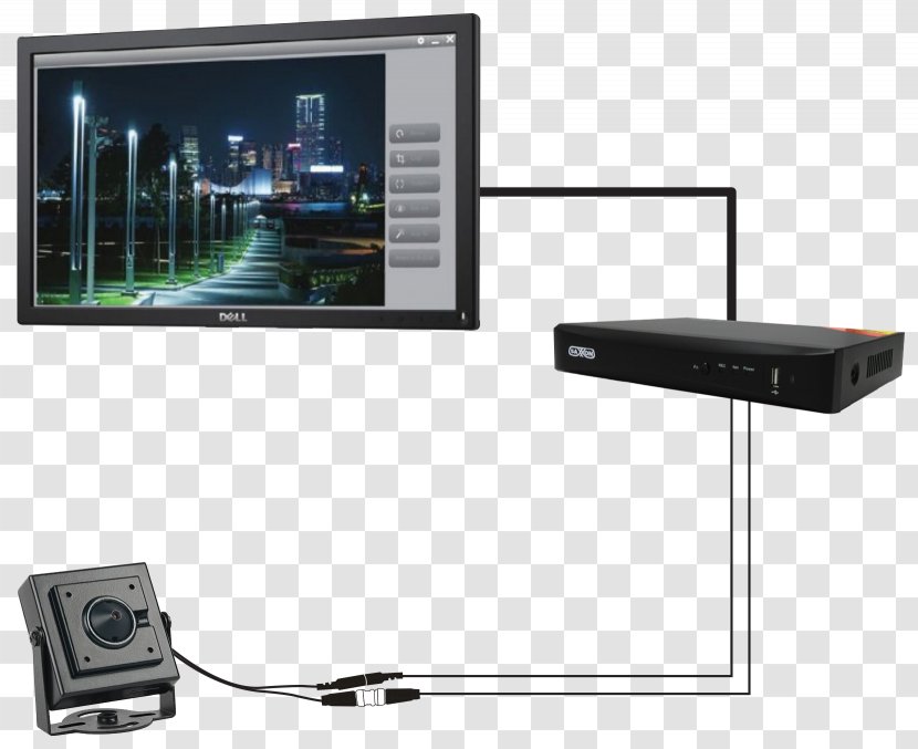 Pinhole Camera Analog High Definition Computer Monitor Accessory Composite Video Interface - Information Transparent PNG