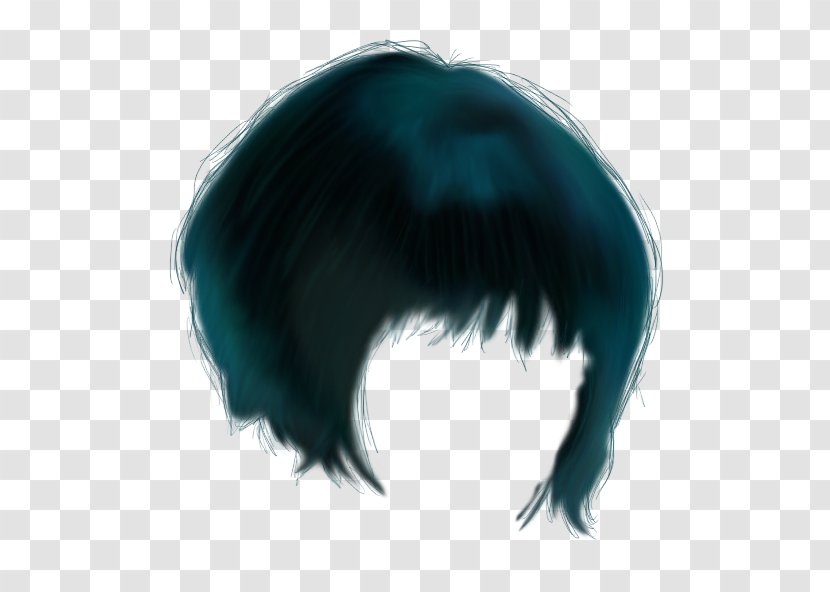 Blue Eyelash Eyebrow Turquoise Teal - Black Hair - Bitch Transparent PNG