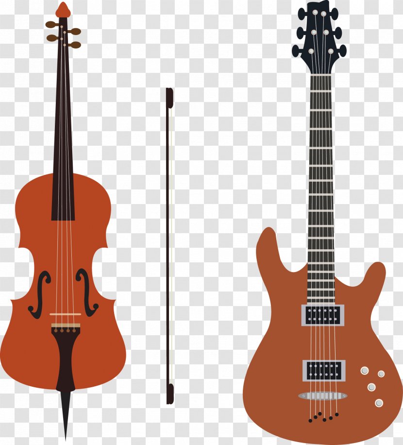 Seven-string Guitar Electric Musical Instrument Floyd Rose - Prs Custom 24 - And Violin Photos Transparent PNG