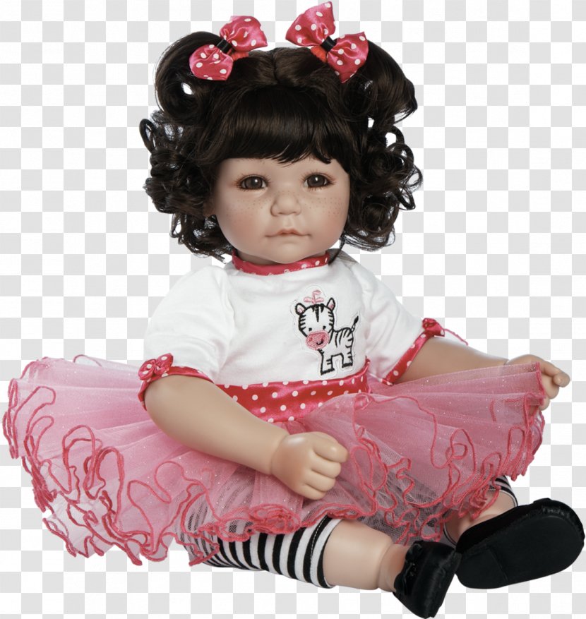 Babydoll Slip Toy Brown Hair - Doll Transparent PNG