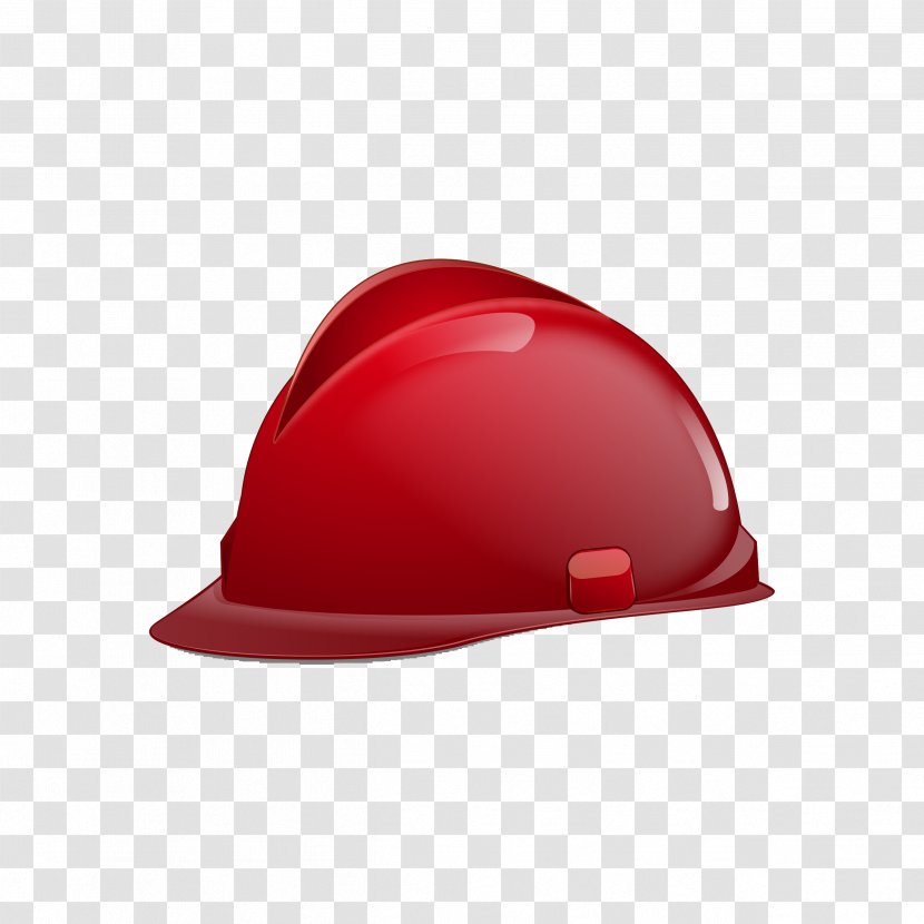 Hard Hat Red Helmet Clip Art Transparent PNG