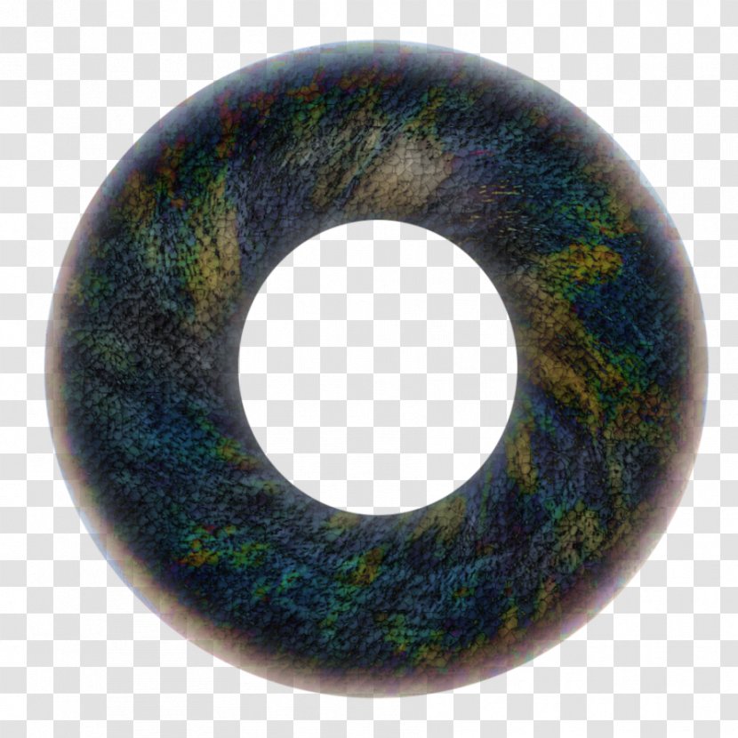 Turquoise Circle Organism - Circular Glass Transparent PNG