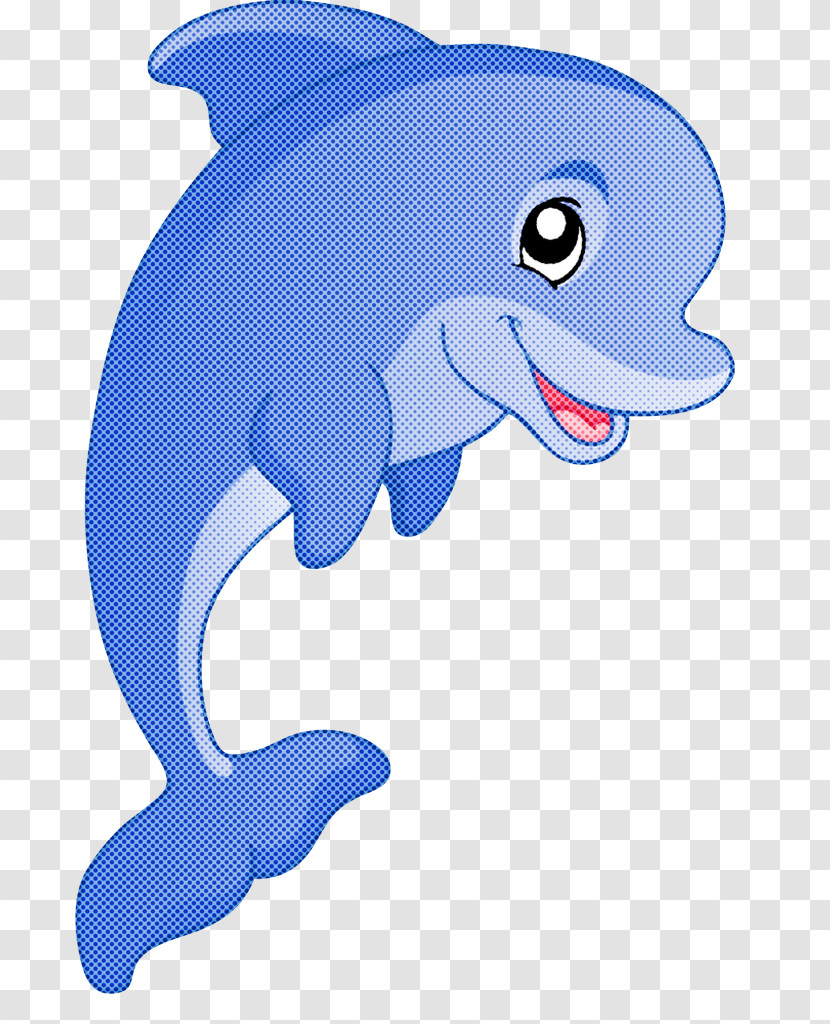 Bottlenose Dolphin Dolphin Fish Cartoon Short-beaked Common Dolphin Transparent PNG