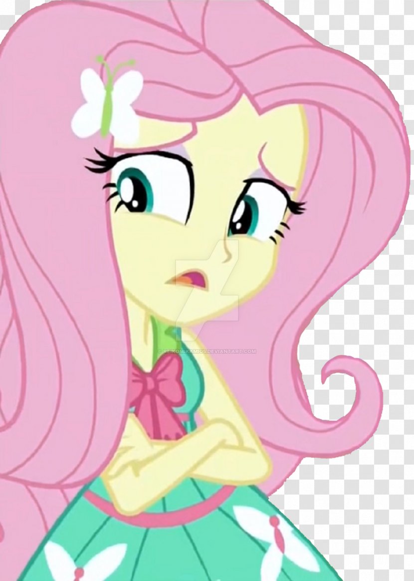 Fluttershy My Little Pony: Equestria Girls DeviantArt - Flower - Green Starlight Transparent PNG
