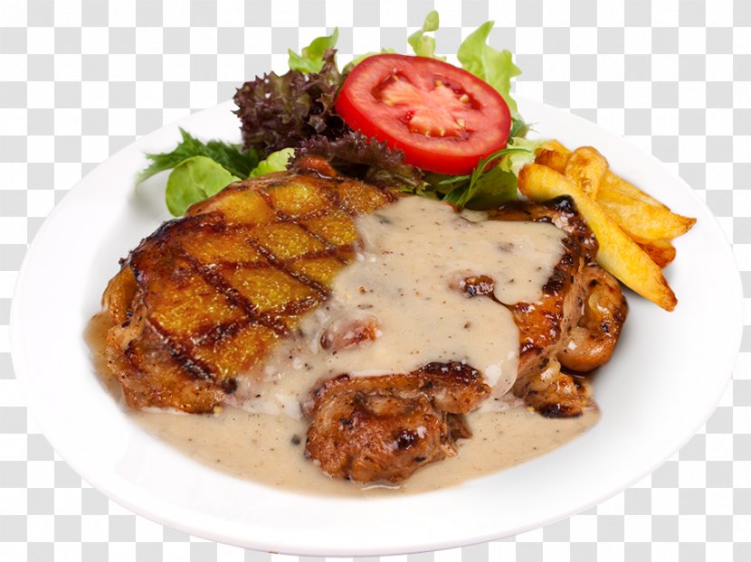 Chicken Fried Steak As Food Gravy Pepper - Recipes Transparent PNG