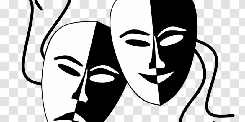 Theatre Clip Art Drama Play - Flower - Mask Transparent PNG