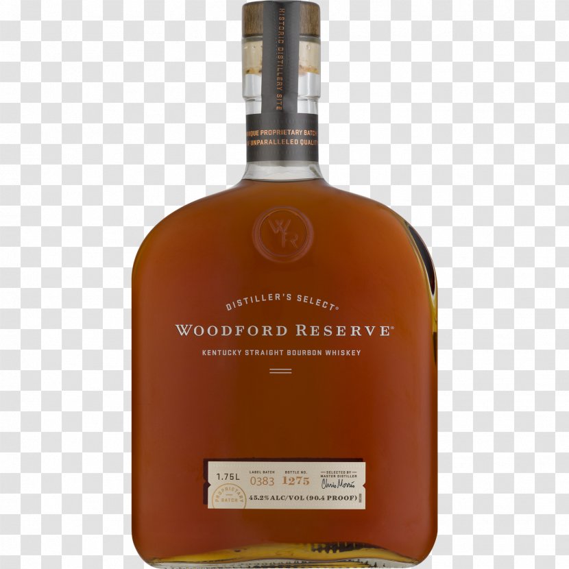 Bourbon Whiskey Woodford Reserve Liqueur Straight - Bottle - Kentucky Trail Transparent PNG