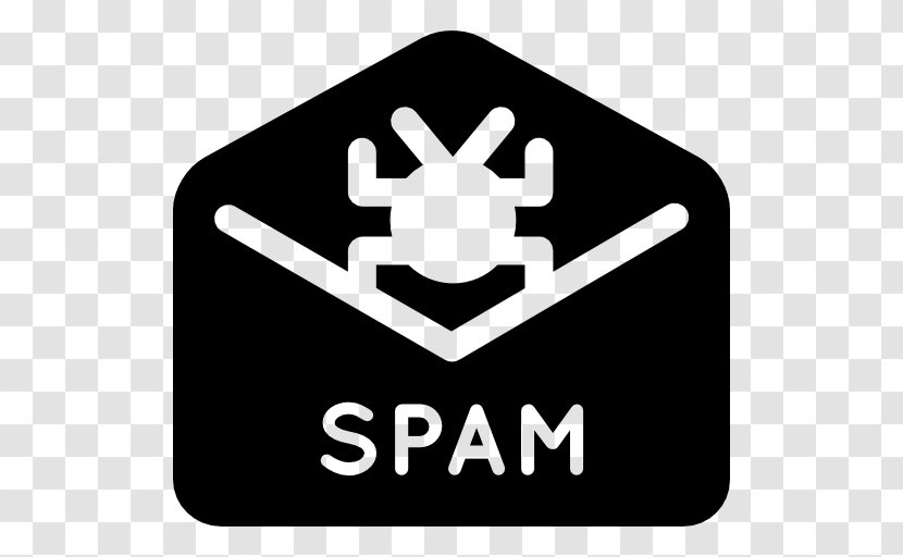 Email Spam - Black And White Transparent PNG