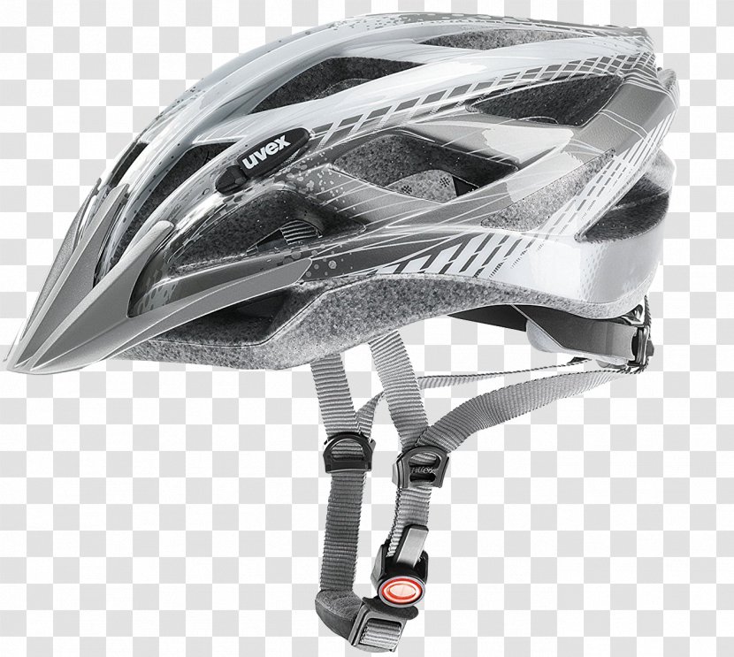 Bicycle Helmet UVEX Cross-country Cycling - Silver Modern Hat Transparent PNG