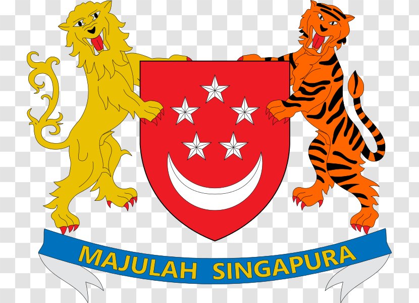 Flag Of Singapore Colony Lion Head Symbol National Emblem - Nation Transparent PNG