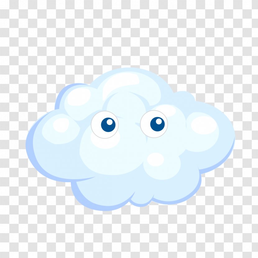 Cartoon Illustration - Watercolor - Clouds Transparent PNG