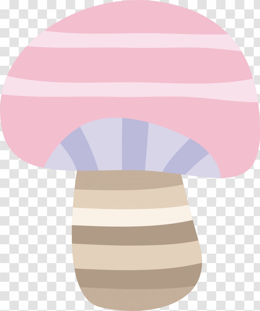 Pink Euclidean Vector Vecteur - Fungus - Mushrooms Transparent PNG