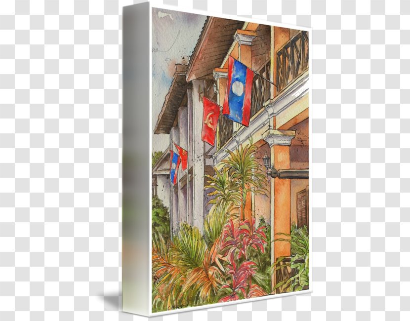 Watercolor Painting Modern Art - Luang Pa Barng Transparent PNG