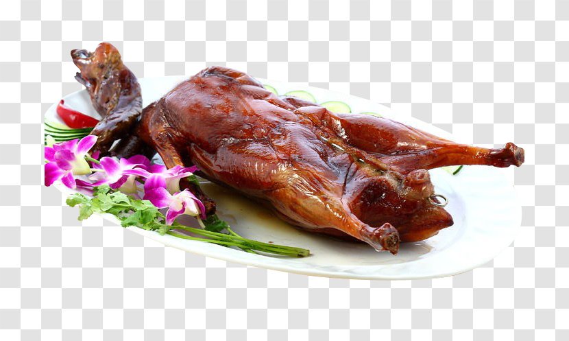 Roast Goose Domestic Ganso - Meat - Gifts Transparent PNG