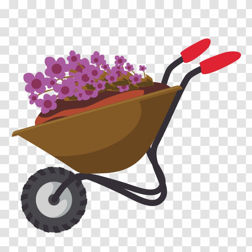 Garden Tool Gardening Hand - Watering Cans - Barrow Design Element Transparent PNG