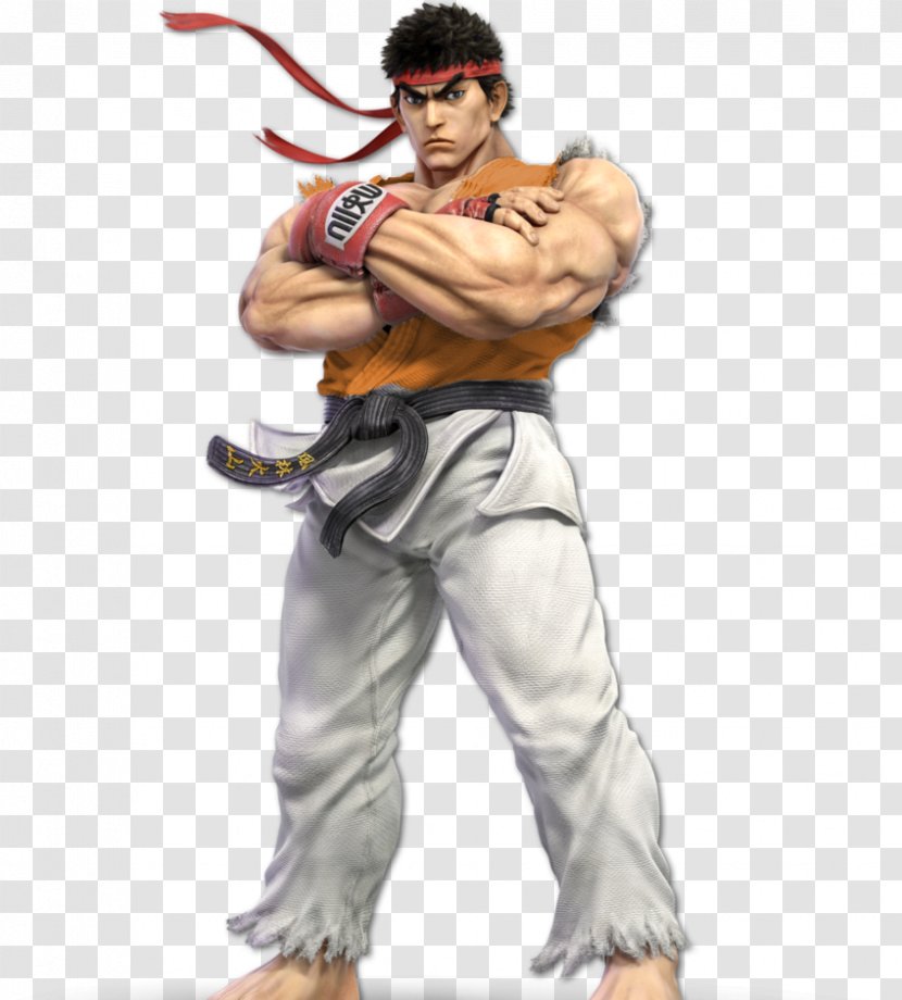 Super Smash Bros. Ultimate Ryu Nintendo Switch For 3DS And Wii U Street Fighter II: The World Warrior - Muscle - Mario Bros Transparent PNG