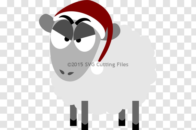 Clip Art Reindeer Computer File Sheep - Angry Black Transparent PNG